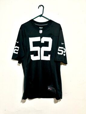 NFL Oakland Raiders Khalil Mack #52 Nike Football Jersey Size L